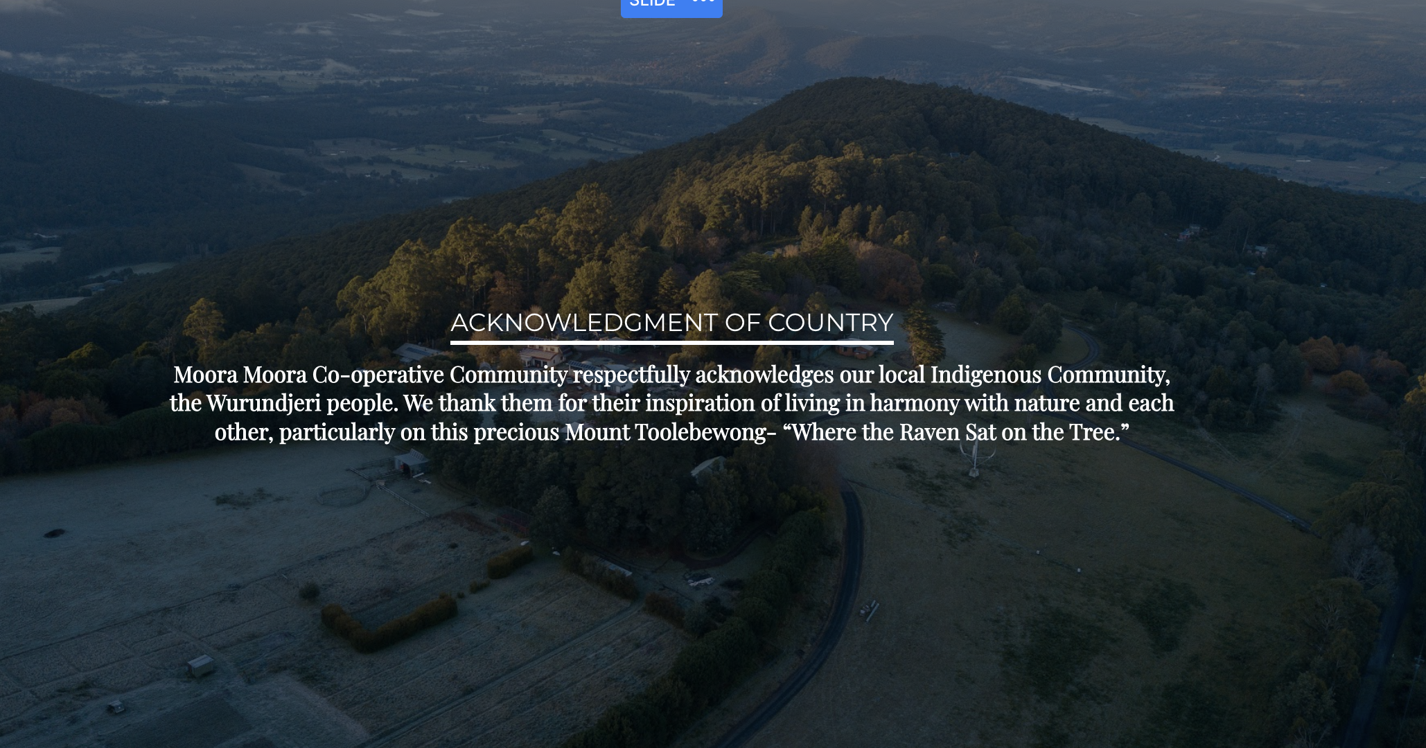 Acknowledgement of Country